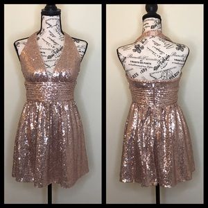 Forever 21 Exclusive • Sequin Halter Dress
